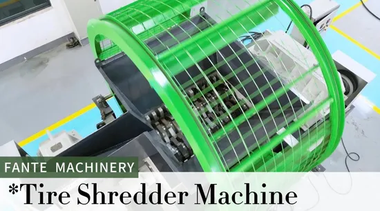 Industrial Waste Tire Shredder Scrap Car Tyre Shredding Machines for 1-3tph Capacity